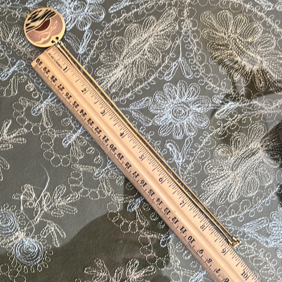 ❤️ De Passille-Sylvestre art enamel pendant, 16 inch chain, vintage, like new - Picture 8 of 12